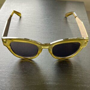 & Other Stories Green Sunglasses